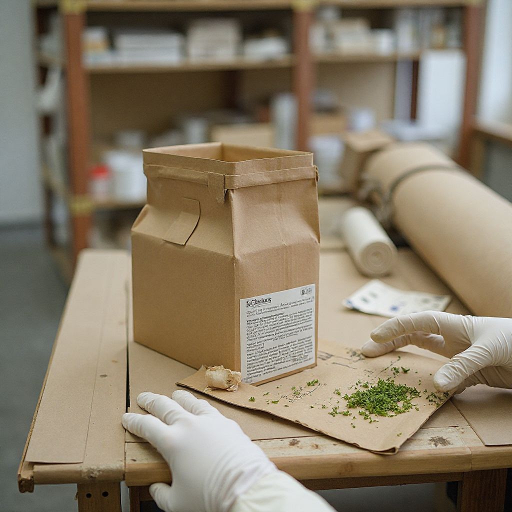 Sustainable packaging production